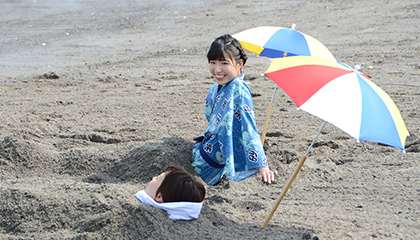 砂むし温泉「砂楽」