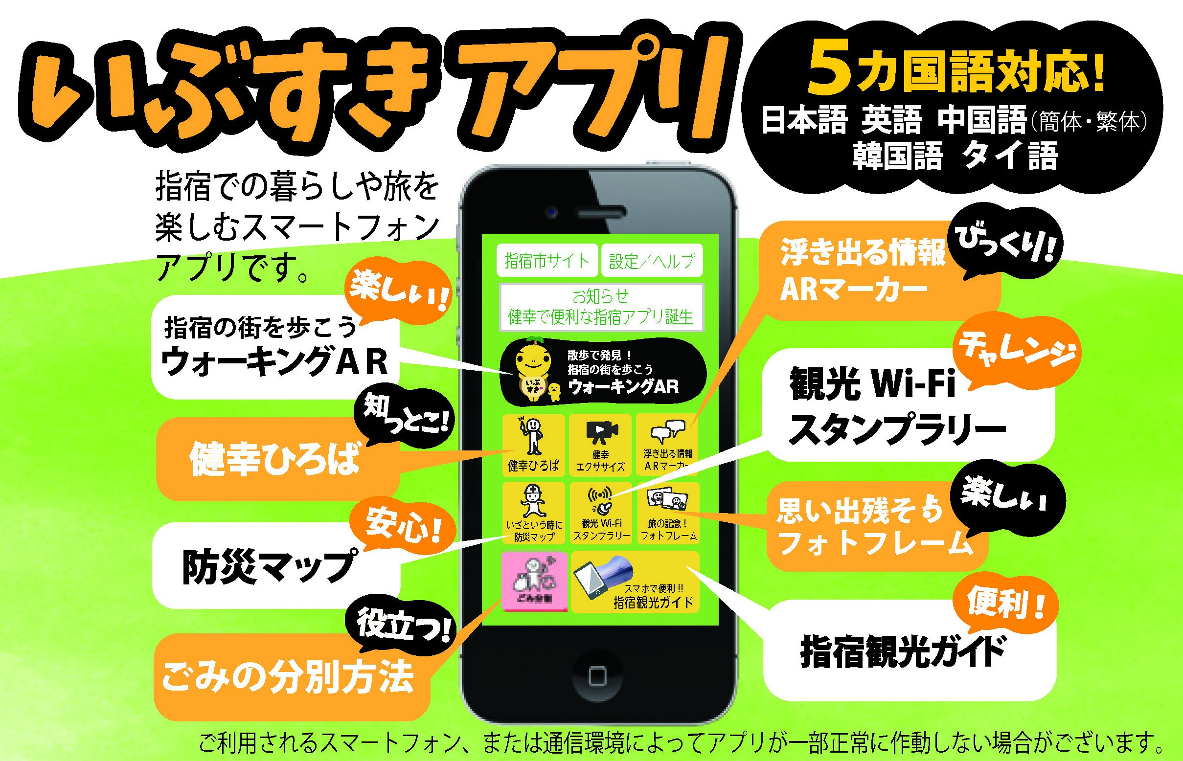 いぶすきアプリ について 健幸 協働のまちづくり課