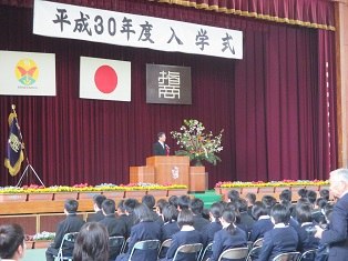 市長あいさつの様子